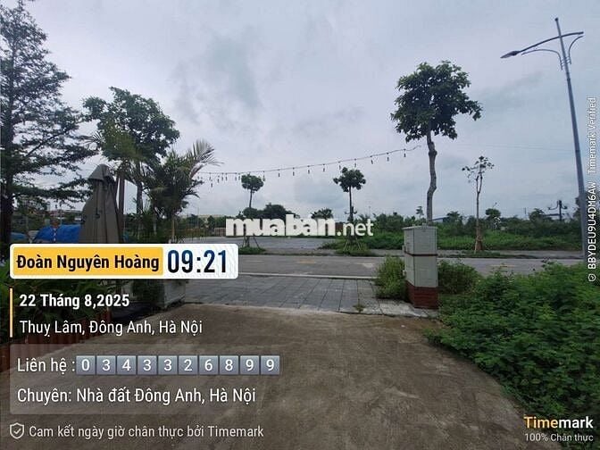 Chỉ 8,x tỉ có ngay lô đất vàng , bus đỗ tận cửa- THỤY LÂM, ĐÔNG ANH
