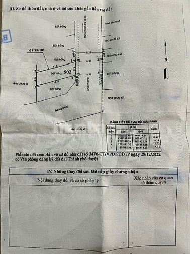 Bán đất đường Thạnh Xuân 52, Q12, hẻm thông ô tô 8.3m - DT( 51m)
