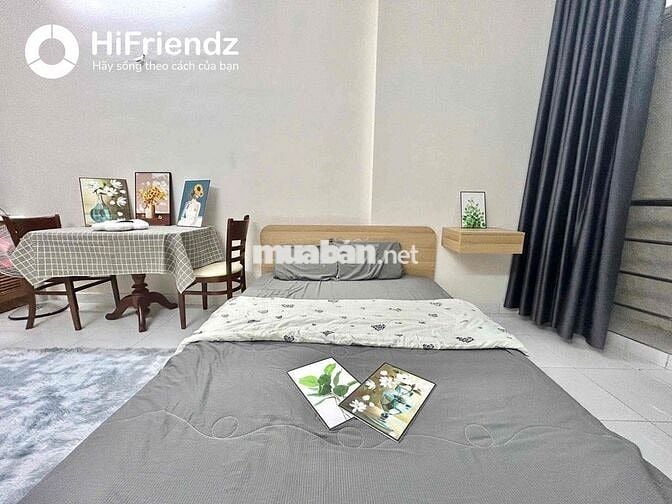 Siêu Phẩm Studio Cửa Sổ Full Nội Thất Ngay Cầu Vượt Cây Gõ