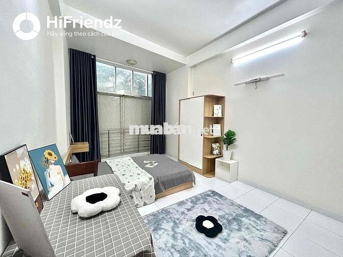 Siêu Phẩm Studio Cửa Sổ Full Nội Thất Ngay Cầu Vượt Cây Gõ