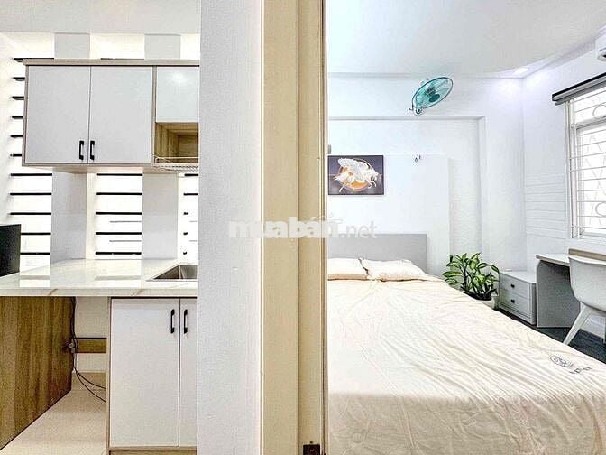 STUDIO TÁCH BẾP - FULL NỘI THẤT - RỘNG 30m2- AN NINH -THUẬN TIỆN