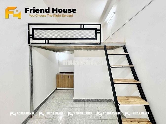 NHÀ MỚI GÁC CAO CHO THUÊ NGAY TRƯỜNG ĐH GIA ĐỊNH VÀ ĐH IUH GIÁ 3TR