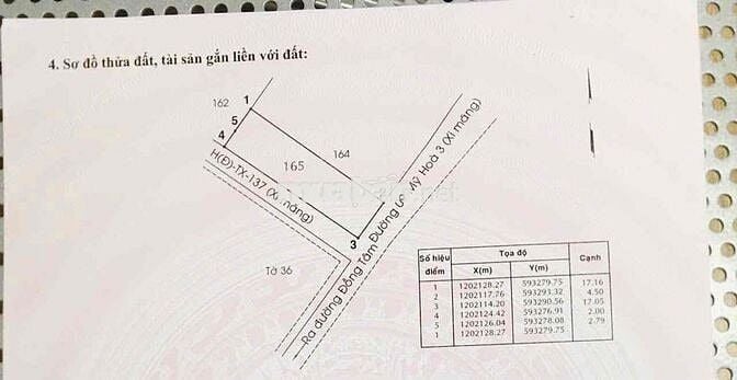 Đất đường Tân Xuân - Trung Chánh 2 (4,5x17) 2 MT hẻm ô tô