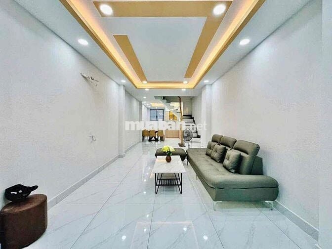 Nhà 1 trệt 3 lầu sân thượng Ung Văn Khiêm, P25, Bình Thạnh