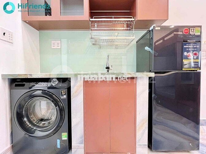 Chuẩn Căn Hộ Dịch Vụ Cửa Sổ Bancong Full NT - Thang Máy Sát Q5 , Q1