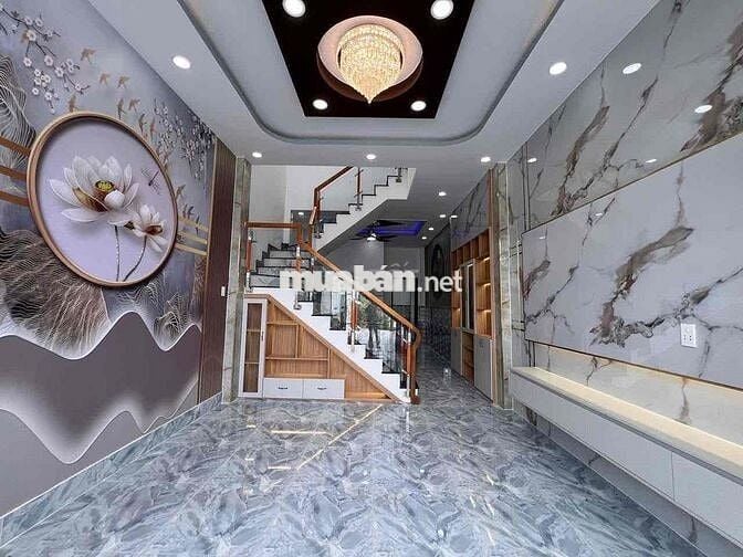 Nhà Mới 1 Lầu 4 x 21m Khu Tân Kim 4PN 2WC, KDC Đông Đúc Sổ Hồng Riêng