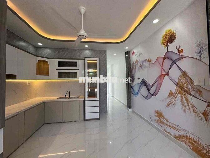 Nhà Mới 1 Lầu Vừa Hoàn Thiện 4,4 x 21m, 3PN 2WC Ngay Mỹ Lộc . Sổ Riêng