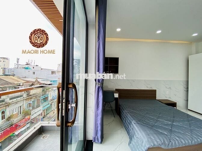 CHDV Full nội thất 1PN ban công có máy giặt riêng Thang máy Ngay UEH
