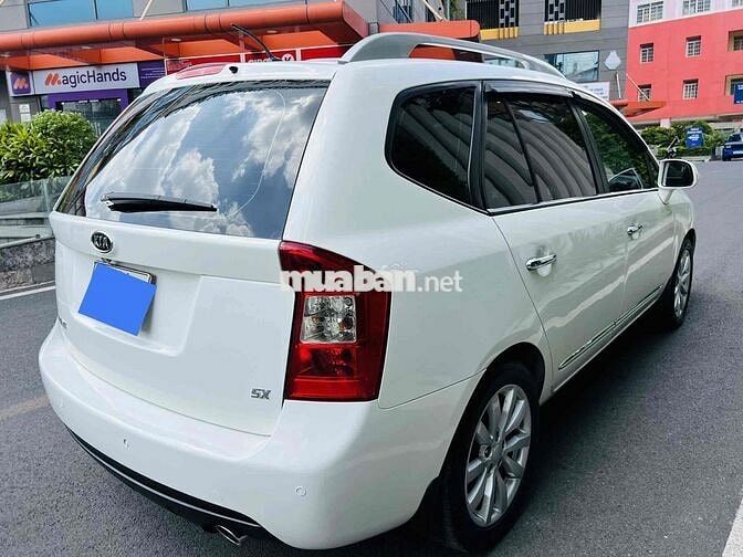 Kia Carens 2.0AT cuối 2011  trắng, đi đúng 96 ngàn