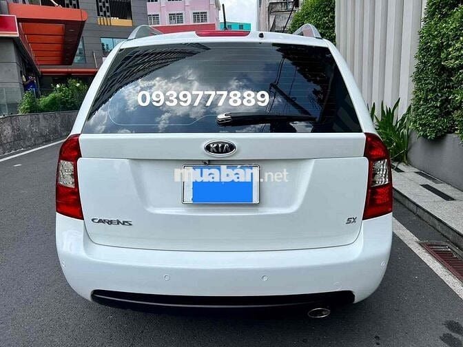 Kia Carens 2.0AT cuối 2011  trắng, đi đúng 96 ngàn