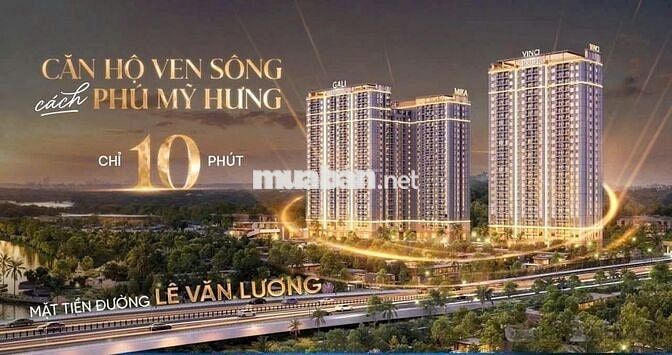 Chỉ 550 triệu (20%) sở hữu căn 1PN 46,5m2 Khải Hoàn Prime kề PMH Q7