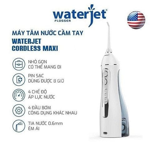 Tặng máy tăm nước Waterjet xuất xứ USA
