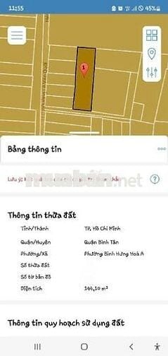 ĐẤT BÌNH TÂN 143 M2, LÊ VĂN QUỚI, DÒNG TIỀN TỐT, HẺM 4M, CHỈ 7 TỶ