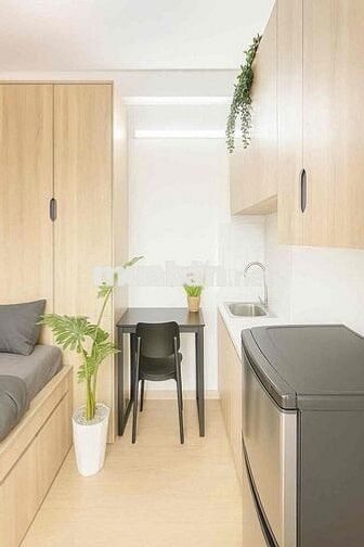 Studio cửa sổ full nội thất cao cấp kế bên sân bay