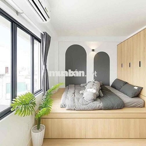 Studio cửa sổ full nội thất cao cấp kế bên sân bay