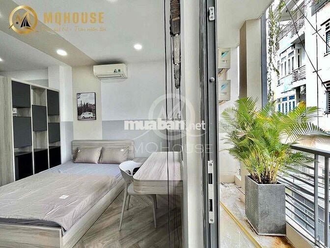 CHO THUÊ CĂN HỘ FULL NỘI THẤT CỬA SỔ, BANCOL NGUYỄN TRÃI QUẬN 1