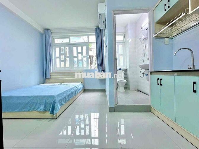 CHO THUÊ CĂN HỘ MINI NGAY NGUYỄN VĂN CỪ FULL NỘI THẤT + CỬA SỔ GIÁ RẺ