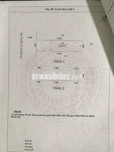 Bán Nhà Mặt Tiền Đường Lê Trọng Tấn 68 m2, 2 Tầng, Tây Thạnh, Tân Phú