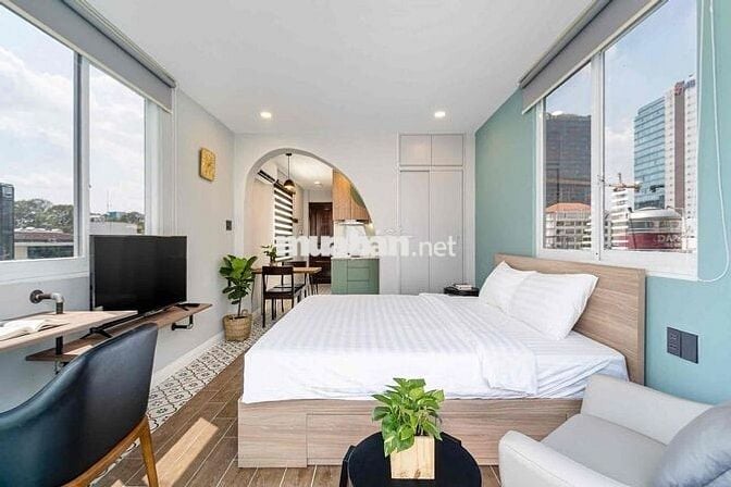 📌CĂN HỘ NGAY CHỢ BÊN THÀNH Q1🌿1PHÒNG NGỦ CÓ BAN CÔNG 40M2⭐️CHỈ TỪ 15tr