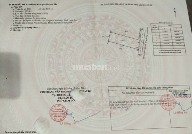 🌟 BÁN ĐẤT + NHÀ TẠI PHƯỚC HẬU – CẦN GIUỘC, LONG AN 🌟