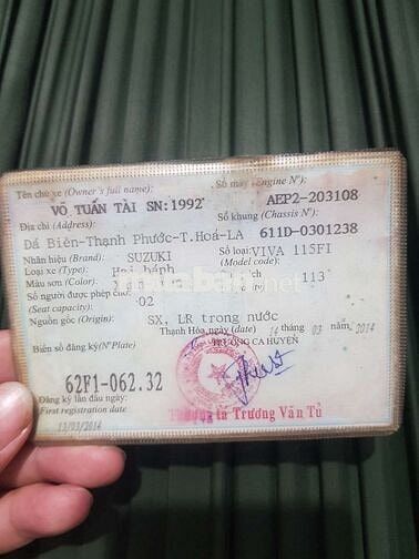 Bán xe Suzuki viva fi 115