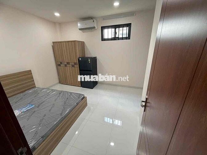 Cho thuê căn hộ Studio Ban công Q4 gần ĐH Luật, ĐH Nguyễn Tất Thành