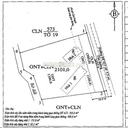 Chào bán Đất ở và CLN 3912m2 mt đường DT612, Bình Quý, Thăng Bình, ĐN