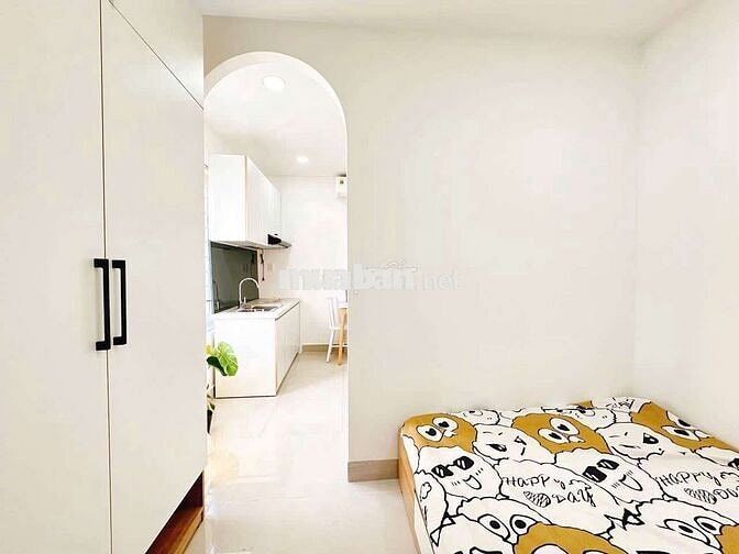 Cho thuê chung cư mini 1Pn, Tách bếp, Cửa sổ lớn Full nội thất cao cấp