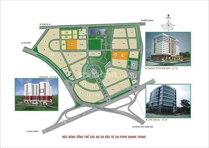Chuyển Nhượng Dự Án Tòa Nhà Văn Phòng Quận 12 giá 190 tỷ