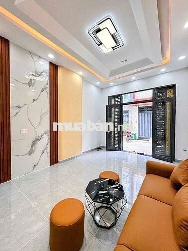 Nhà đẹp Hẻm 192/6 Phú Thọ Hoà (4x20m) 3.5 tấm và sân thượng