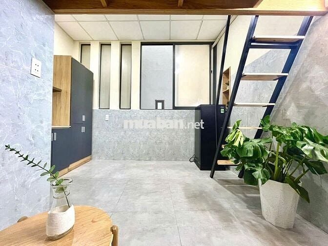 CĂN HỘ CÓ GÁC NGAY EMART PHAN VĂN TRỊ ĐH VLU - IUH 5P RA PHẠM VĂN ĐỒNG