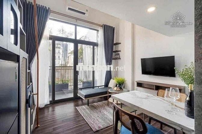 cho thuê căn hộ duplex ban công full nội thất mới