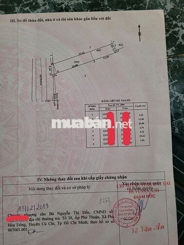 ❗❗ BÁN GẤP LÔ ĐẤT ĐẸP GIÁ RẺ MT ĐƯỜNG NHỰA 173M2 TL7 THÁI MỸ GIÁ 1,7TỶ