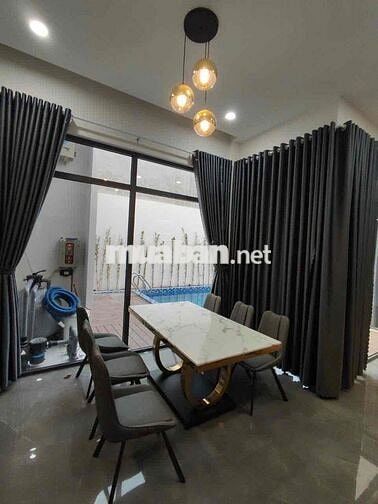 Nhà biệt thự tâm huyết 325m2 4PN 5WC Lôgóc KDC Tân Đức Đức Hoà Long An