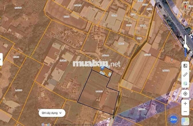 đất 1300m2 thổ cư 300m 1/ trịnh thị miếng hxh giá 14,9tỷ tl