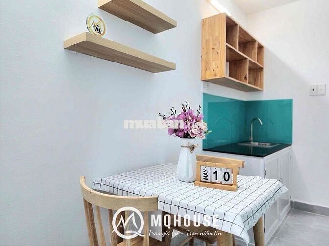 CHDV full nội thất ban công, cửa sổ cực thoáng ngay khu bàu cát mới
