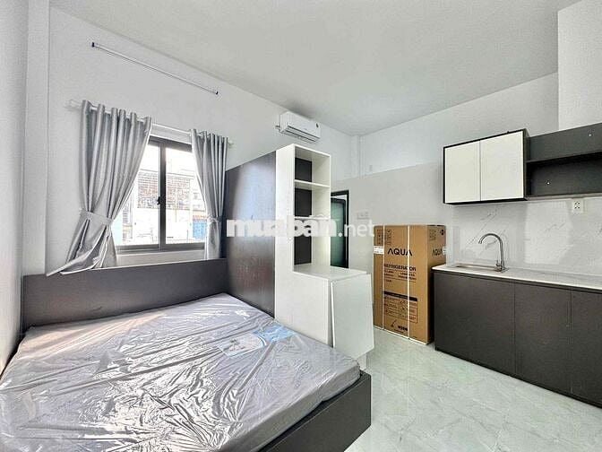Cho thuê căn hộ Studio Ban công Q8 gần cầu chữ Y, cầu Nguyễn Văn Cừ