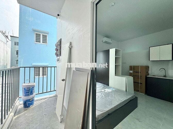 Cho thuê căn hộ Studio Ban công Q8 gần cầu chữ Y, cầu Nguyễn Văn Cừ