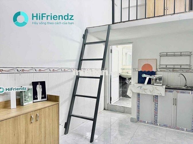 PHÒNG TRỌ CÓ GÁC CAO - SẴN NỘI THẤT - TÒA NHÀ THANG MÁY