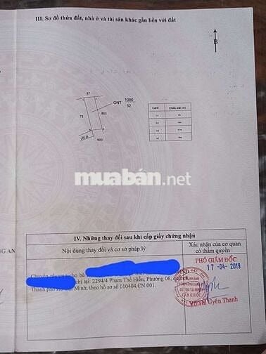 Nhà Long An cách Bình Chánh TP 450m có SHR cần bán!