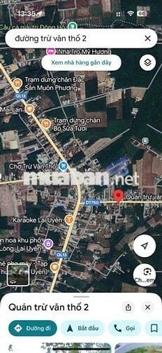 190m2, thổ cư 100, gần chợ, cách ql13 800m, dân cư hiện hữu, NH hổ trợ