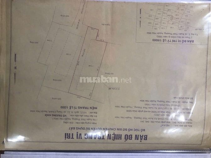 Bán nhà ~60m² có gác, 3PN, gần chợ–trường–UBND Xuân Thới Thượng 500m, 
