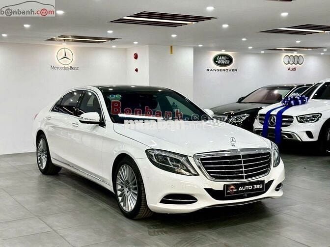 Merc S500 sản xuất 2016 màu trắng nội thất nâu