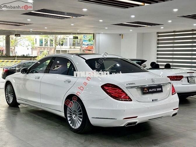 Merc S500 sản xuất 2016 màu trắng nội thất nâu