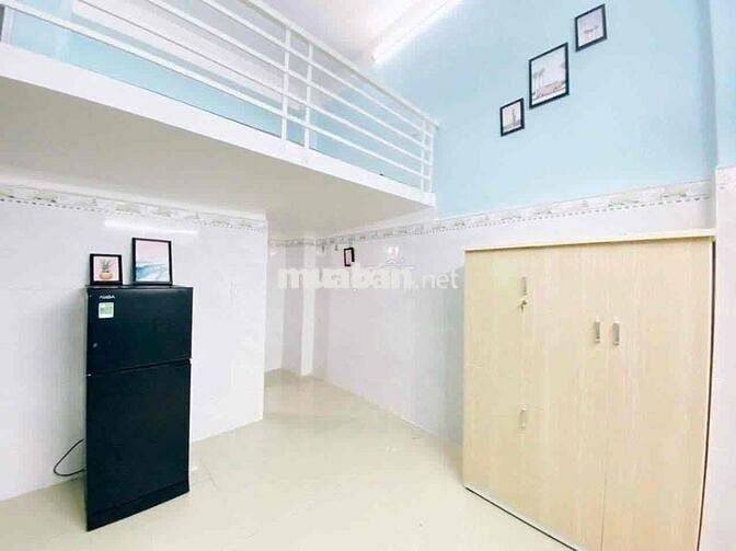 Phòng Trọ Có Gác Giá Rẻ_Thang Máy_Bảo Vệ_PCCC đầy đủ ngay ĐH Văn Hiến