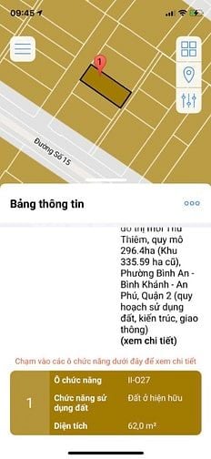 Bán đất đường 15 phường An Khánh Quận 2 giá 12,5 tỷ