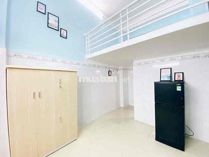 Phòng Trọ Có Gác Giá Rẻ_Thang Máy_Bảo Vệ_PCCC đầy đủ ngay ĐH Văn Hiến