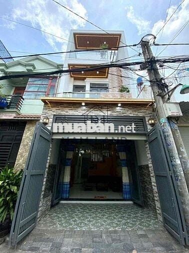 NHÀ 3 LẦU SHR 60m2 HẺM XE HƠI THÔNG – SÁT GÒ VẤP– ĐƯỜNG LÂM THỊ HỐ