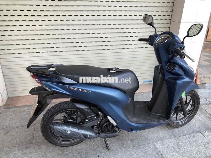 Honda Vision Fi xanh nhám cuối 2022 zin nguyên