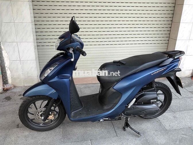 Honda Vision Fi xanh nhám cuối 2022 zin nguyên